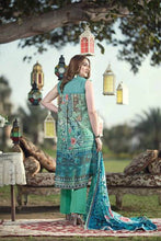 Load image into Gallery viewer, UNSTITCHED / PRINTED MASOORI LAWN / SEA GREEN TWIST
