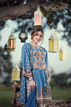 Load image into Gallery viewer, UNSTITCHED / PRINTED MASOORI LAWN / BLUE BLISS
